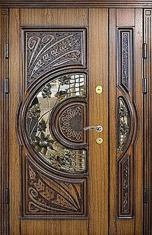 Входная дверь Massive-66 (Массив дерева) - внешняя сторона